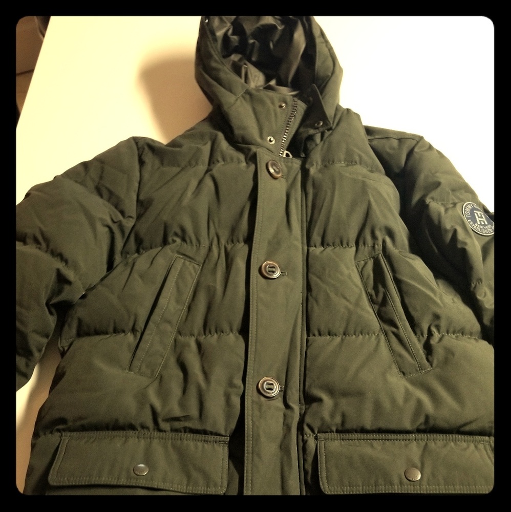 olive green jacket